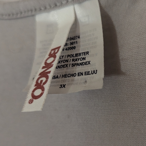 Silver Sequin Tank Top 3x - Picture 3 of 3